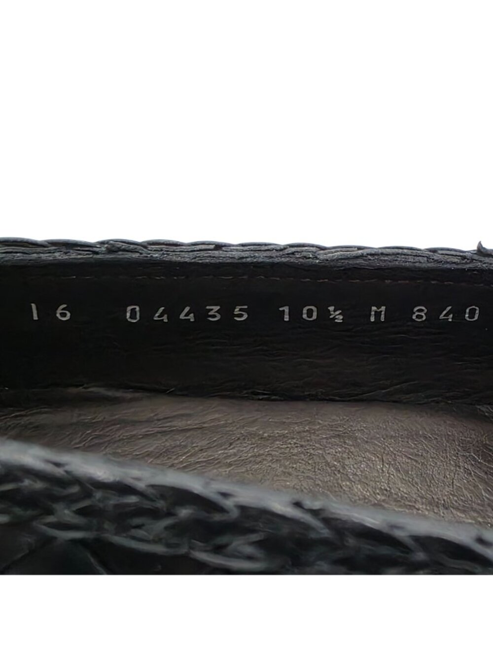 NEW Vintage Bragano Italy Black Woven Leather Tassel Loafer Men 10.5M Dress Shoe - Picture 9 of 14